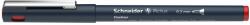 Schneider Liner pentru desen tehnic SCHNEIDER Pictus, varf fetru 0.2mm - rosu (S-197202) - birotica-asp