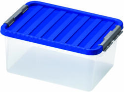 Heidrun Europlastic Heidrun Clipbox átlátszó tárolódoboz 14L clippes (1604)