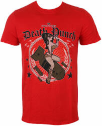 ROCK OFF tricou pentru bărbați Five Finger Death Punch - Bombardier Fata - roșu - ROCK OFF - FFDPTS06MR