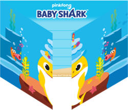 Amscan Покани - Baby Shark 8 бр