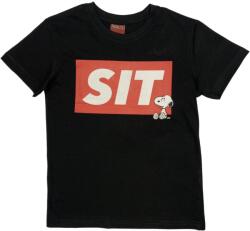 EPlus Тениска за момче - Snoopy черна Размер - деца: 152