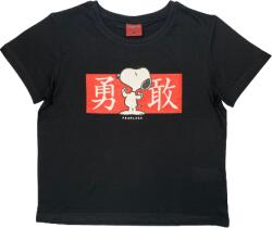 EPlus Тениска за момиче - Snoopy черна Размер - деца: 158