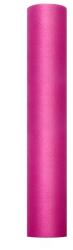 PartyDeco Гладък тюл - фуксия 0, 3 x 9 м