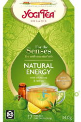 YOGI TEA Ceai cu Ulei Esential Natural Energy - For the Senses Ecologic/Bio 17dz