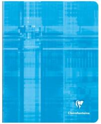 Clairefontaine tűzött füzet, A5, 60 lap, vonalas, 16, 5x21 cm, kék
