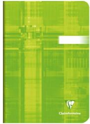 Clairefontaine tűzött füzet, A5, 48 oldal, vonalas, zöld