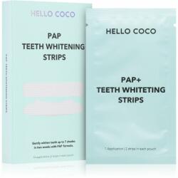 Hello Coco PAP+ Teeth Whitening Strips fogfehérítő szalag a fogakra 14 db