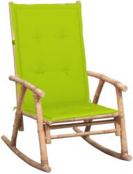 vidaXL Scaun balansoar cu pernă, bambus (3063914) Balansoar