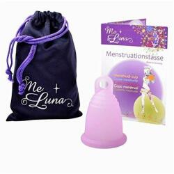 Me Luna Cupă menstruală cu buclă, mărimea L, roz - MeLuna Soft Menstrual Cup Ring