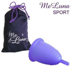 Me Luna Cupă menstruală cu picioruș, mărimea L, mov închis - MeLuna Sport Menstrual Cup Stem