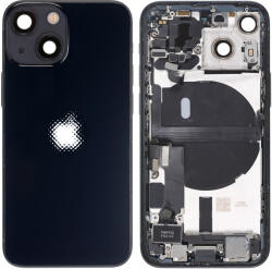 Apple iPhone 13 Mini - Carcasă Spate cu Piese Mici (Midnight), Midnight