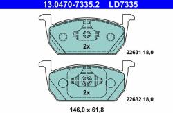ATE set placute frana, frana disc ATE Ceramic 13.0470-7335.2 (13.0470-7335.2)