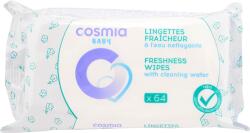 Cosmia baba nedves törlőkendő, fresh, tisztított vízzel 64 db