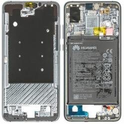 Huawei P20 - Ramă Mijlocie + Baterie (Midnight Blue) - 02351VTM, 02351WKH Genuine Service Pack, Blue
