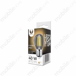 Forever Light LED izzó Filament E27 G45 4W 230V 2700K 470lm COG átlátszó (RTV0100003)