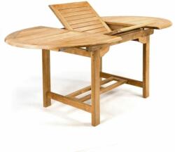 divero Kerti asztal széthúzható 120-170 cm tíkfa - idilego