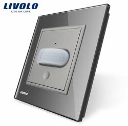 Livolo Intrerupator senzor de miscare PIR Livolo cu rama din sticla (VL-FCU-2IP-15)