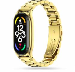 Tech-Protect Xiaomi Mi Smart Band 7 Tech-Protect Stainless szíj arany