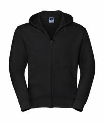 Russell Férfi kapucnis hosszú ujjú pulóver Russell Europe Men's Authentic Zipped Hood 4XL, Fekete