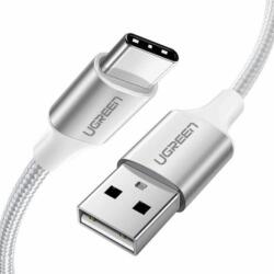 UGREEN 60131 US266 USB-A apa - USB-C apa 2.0 Adat és töltőkábel - Fehér (1m) (UG60131)