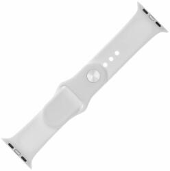 FIXED Szilikon szíj Apple Watch 42/44/45 mm, Fehér FIXSST-434-WH (FIXSST-434-WH) - iway