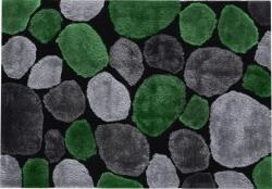 TEMPO KONDELA Covor 80x150 cm, verde/gri/negru, PEBBLE TYP 1