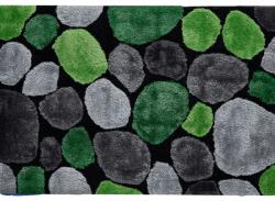 TEMPO KONDELA Covor 120x180 cm, verde/gri/negru, PEBBLE TYP 1