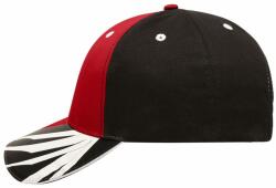 Myrtle Beach (Daiber) Munkás sapka MB6574 - Piros / fekete / fehér | unisex (MB6574-1712513)