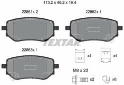 TEXTAR set placute frana, frana disc TEXTAR Q+ 2286101 (2286101)