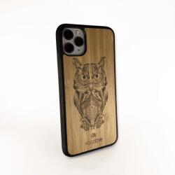 Woodlove Case x Owl - Fa telefontok Xiaomi MI Note 10 Lite