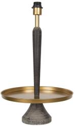Clayre & Eef Baza veioza din lemn si metal auriu Ø 37 cm x 61 h (5LMP294)