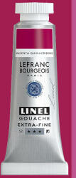 Lefranc Bourgeois L&B Linel extra fine gouache festék, 14 ml - 859, quinacridone magenta