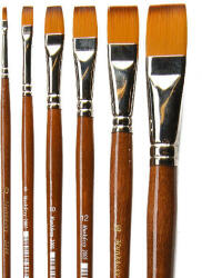 Munkácsy M2005 Munkácsy hosszúnyelű szintetikus lapos ecset - 16