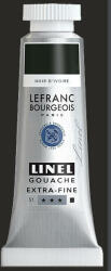 Lefranc Bourgeois L&B Linel extra fine gouache festék, 14 ml - 269, ivory black