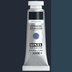 Lefranc Bourgeois L&B Linel extra fine gouache festék, 14 ml - 261, payne's gray