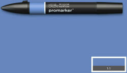Winsor & Newton ProMarker kétvégű alkoholos filctoll - B736, China blue