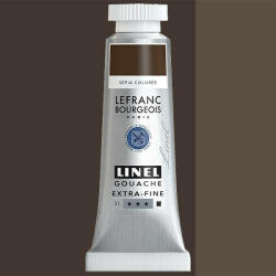 Lefranc Bourgeois L&B Linel extra fine gouache festék, 14 ml - 120, warm sepia