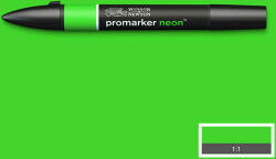 Winsor & Newton ProMarker Neon kétvégű filctoll - glowing green