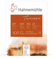 Hahnemühle Turner akvarelltömb, 300 g, 10 lap, 36x48 cm