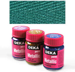 Deka Perm Metallic metál textilfesték 25 ml - 64 zöld