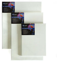 Q-Art feszített festővászon, 330 g, pamut+szintetikus, 100x100 cm, 2x4, 5 cm ékráma (egyedi szállítási díj megbeszéléssel! )