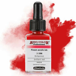 Schmincke AERO COLOR Professional retuspisztoly festék, 28 ml - 306, brilliant red