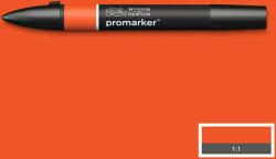 Winsor & Newton ProMarker kétvégű alkoholos filctoll - O177, bright orange