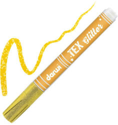 Darwi Tex Glitter textilfilc sötét anyagra - sárga