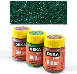 Deka Perm Glitter csillámos textilfesték 25 ml - 64 zöld