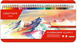 Caran d'Ache Supracolor Soft akvarellceruza készlet - 80 db
