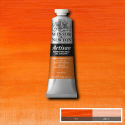 Winsor&Newton Artisan vizes olajfesték, 37 ml - 090, cadmium orange hue