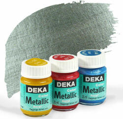 Deka Color Metallic metál akrilfesték 25 ml - 96 ezüst