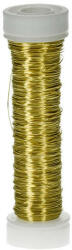 Ékszer drót, 0, 3 mm, 25 m - metál arany