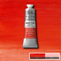 Winsor&Newton Griffin alkyd olajfesték, 37 ml - 095, cadmium red medium hue